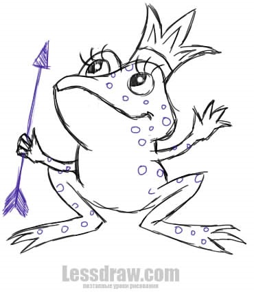 Рисунки карандашом к сказке царевна лягушка для 5 класса 018
