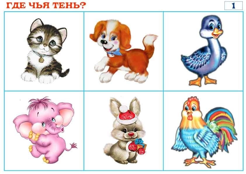 нарисованные цветные картинки животных для детей 006
