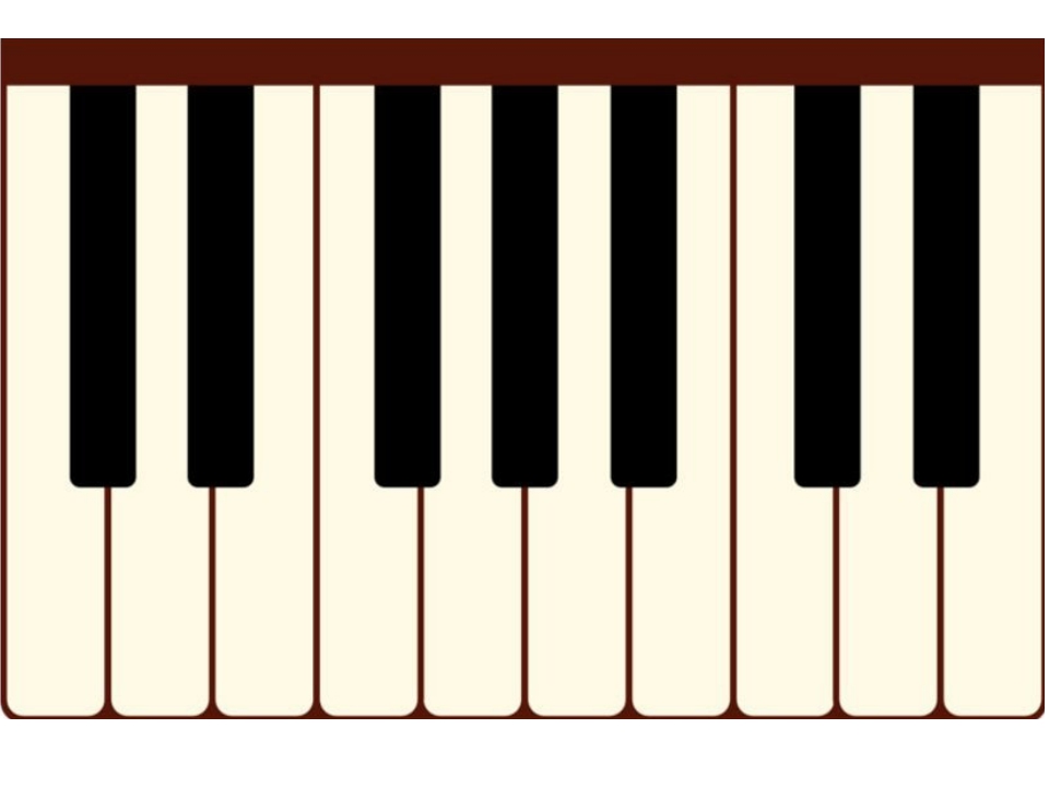 Картинка фортепианная клавиатура