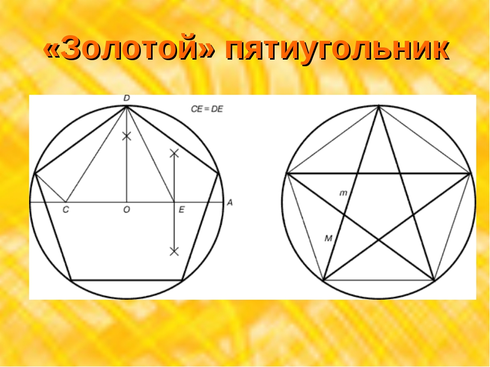 Нарисуйте пятиугольник измерьте. Правильный пятиугольник золотое сечение. Построение правильного пятиугольника и пентаграммы. Как нарисовать правильный пятиугольник. Как начертить правильный пятиугольник без циркуля.