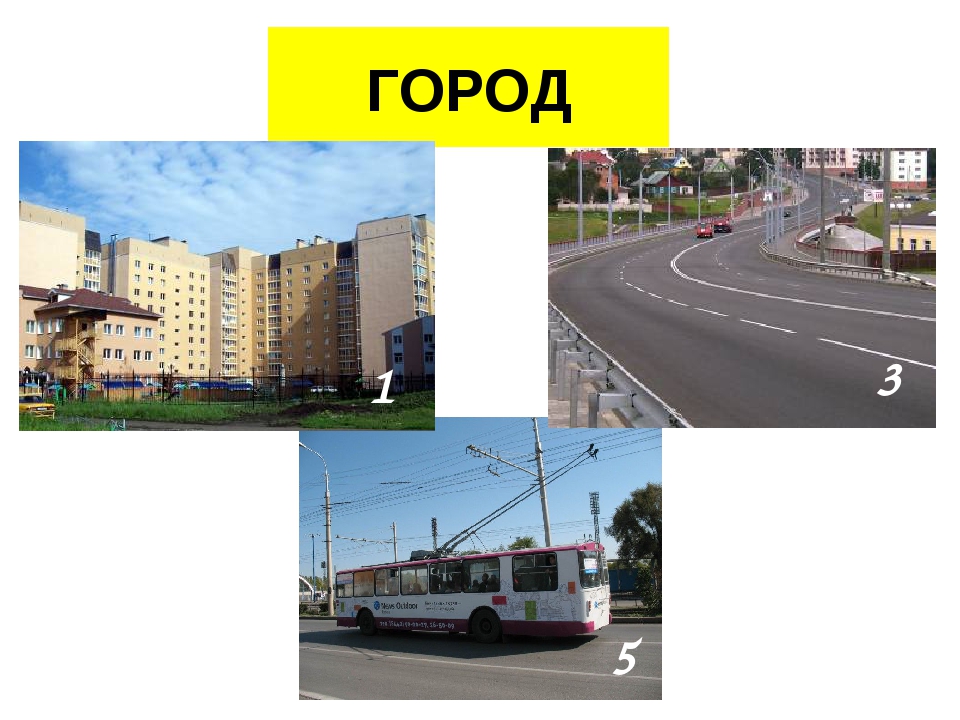 Урок 2 город и село