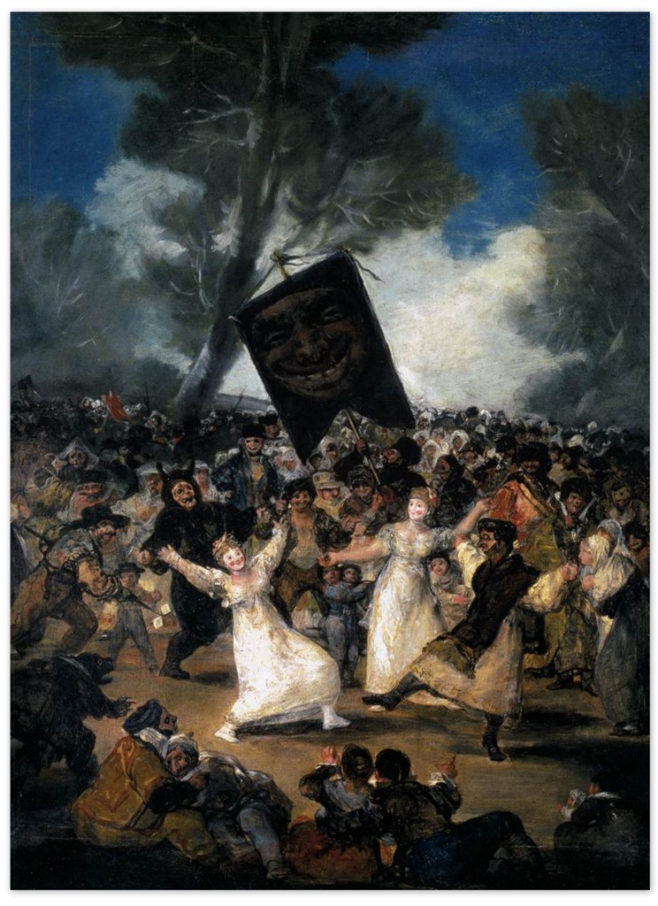 Франсиско Гойя - Похороны Сардинки (1814)