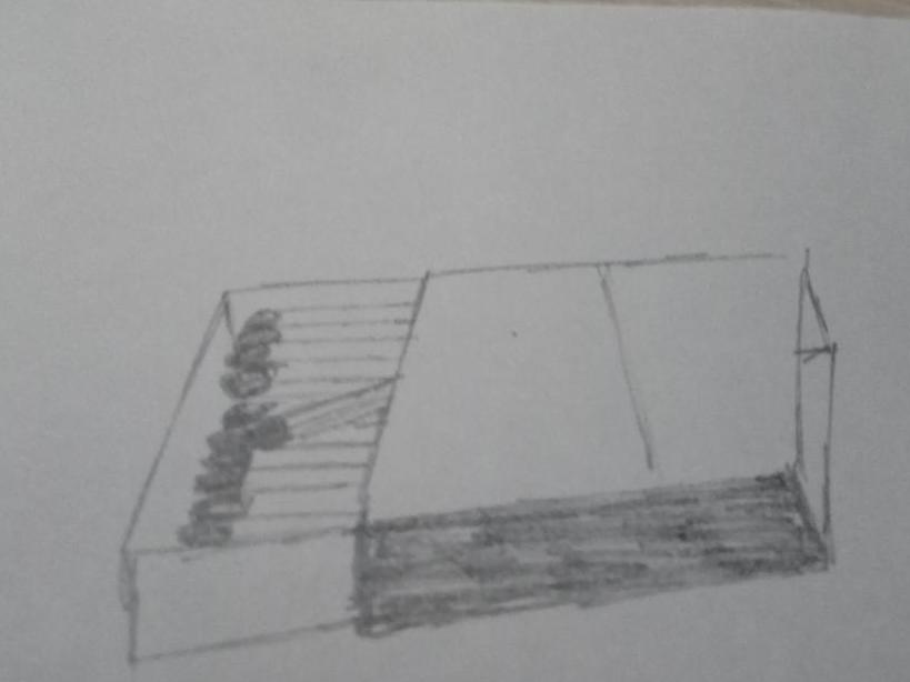 Как нарисовать коробок. нарисовать коробку карандашом Шаг 2,3.