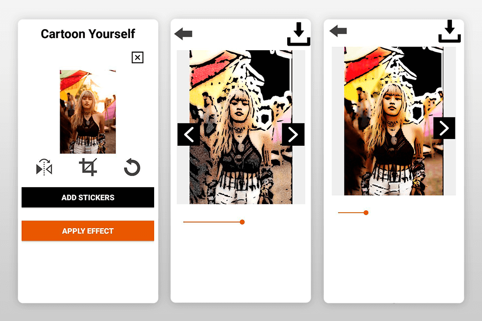 cartoon yourself cartoon pictures app interface