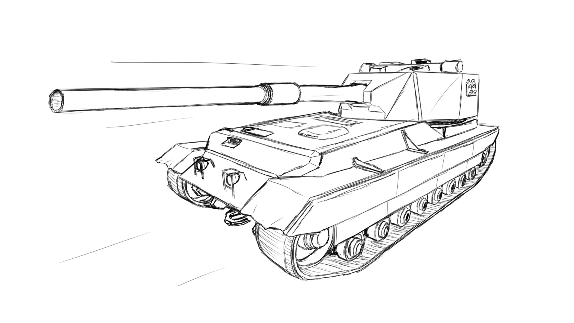 Раскраски танки из World of Tanks Blitz
