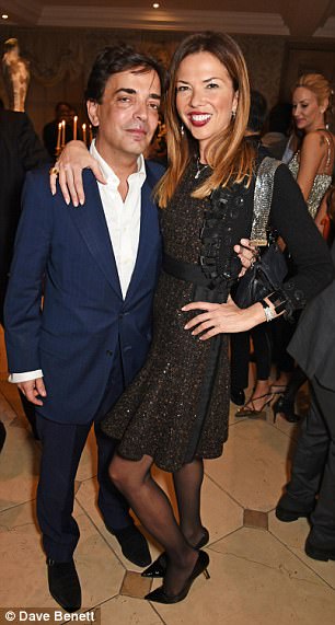 Bell Pottinger boss James Henderson with his wife Heather Kerzner in March 2017