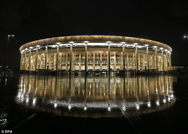 The Luzhniki Stadium in Moscow will host the first and final game of the World Cup 2018