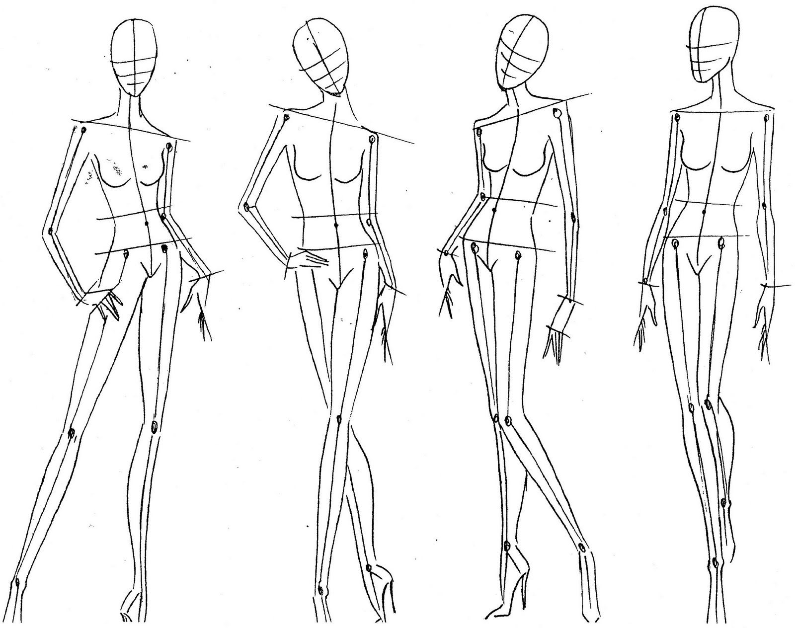 Как правильно рисовать эскизы одежды