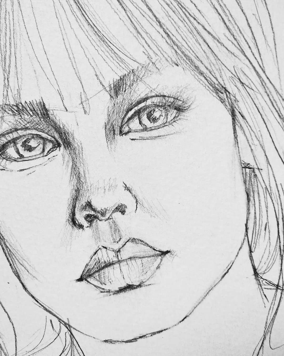 Рисовать лицо девушки поэтапно рисовать карандашом