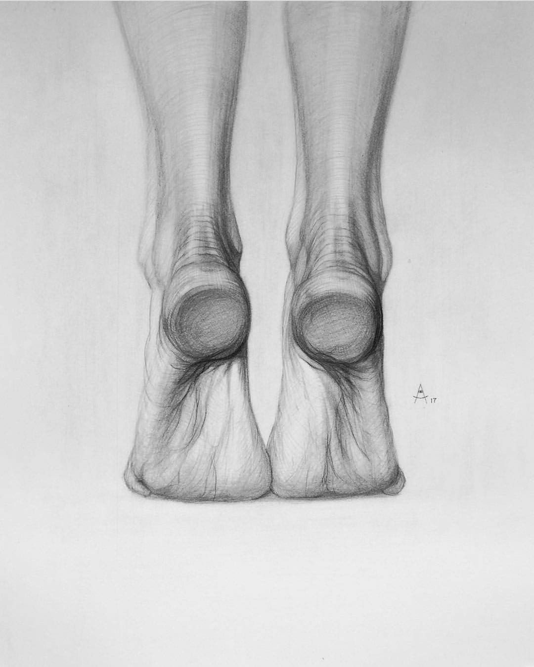 Нарисовать ноги карандашом