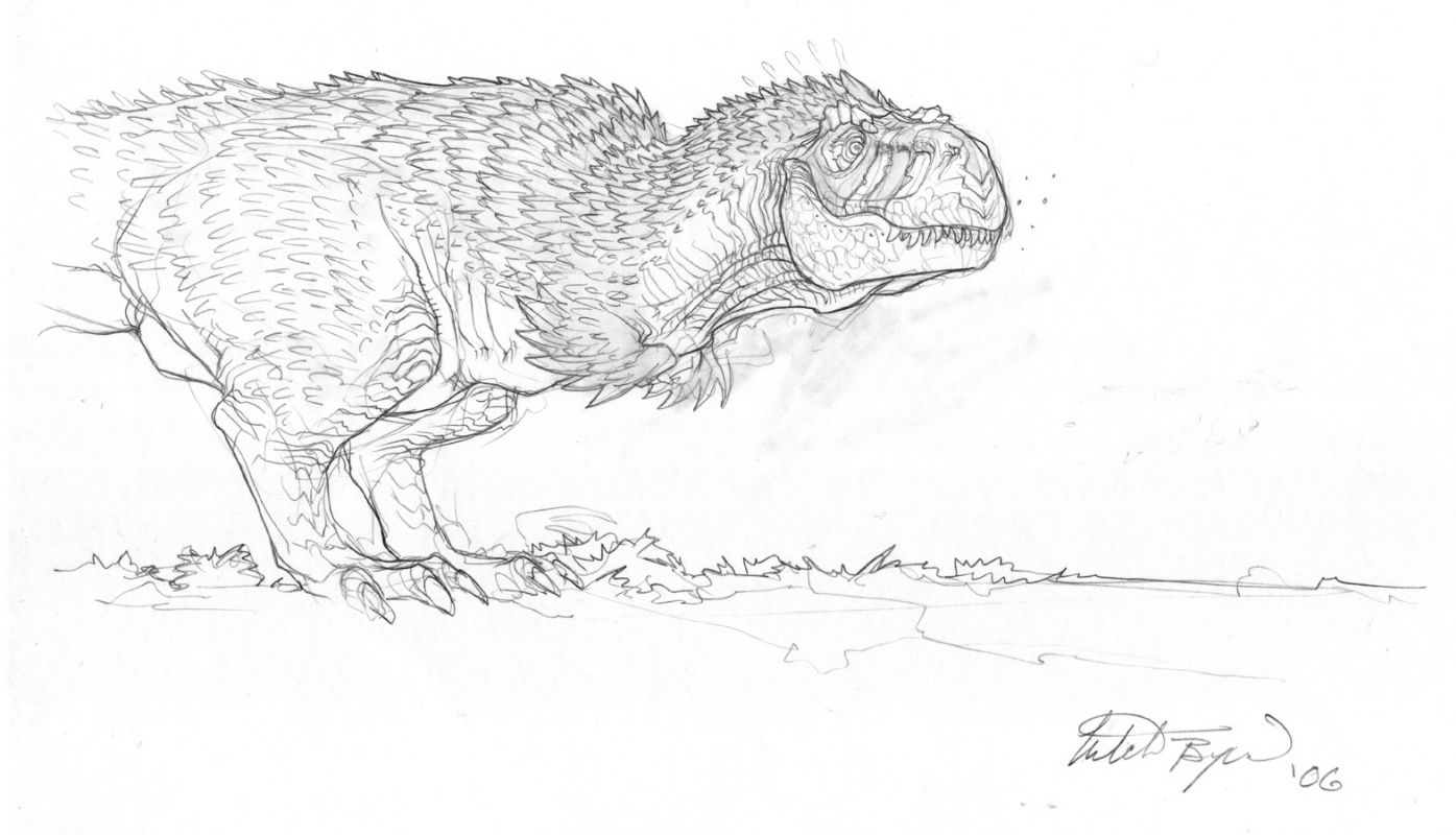 Тираннозавр скетч