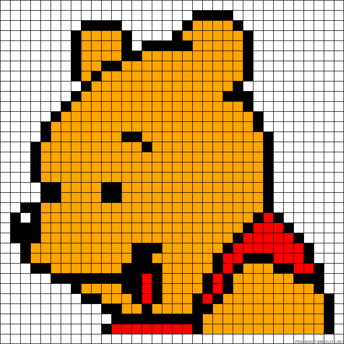 Картинки по клеточкам среднего размера