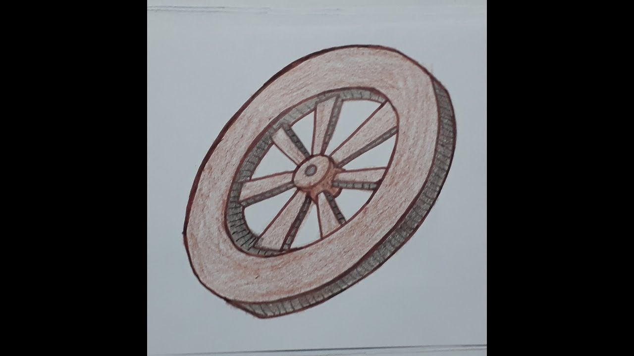 На рисунке изображено колесо с 7 спицами