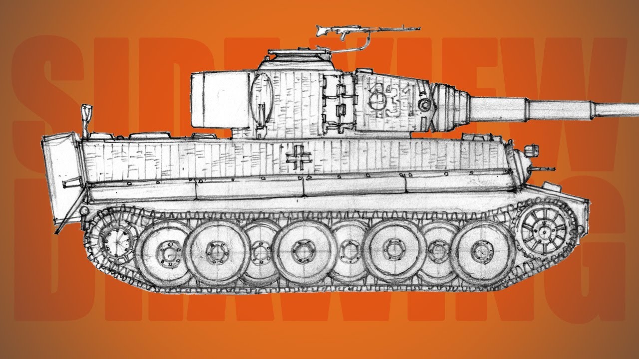 Как нарисовать тигр 1