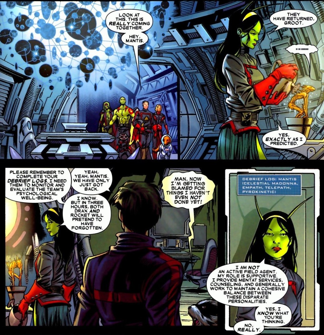 Кто такая Мантис (Стражи Галактики) - комиксы Marvel Comics, фильмы 