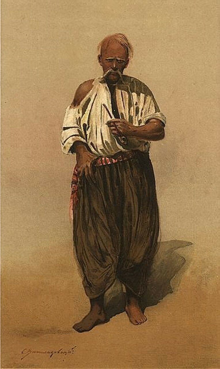 Сечевой дед (отставной), 1900
