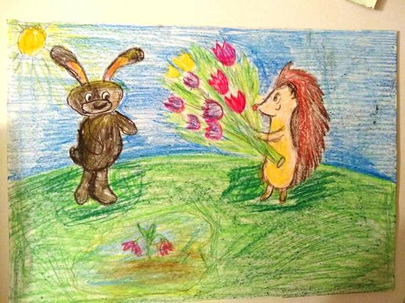 С праздником Весны! - Клочков Иван, 8 лет, Тема -- Рисунок, г. Луховицы.jpg