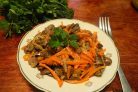 Куриные сердечки в пиве