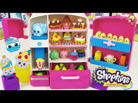 Шопкинс игровой набор Холодильник Эксклюзивные фигурки / Shopkins So Cool Fridge Refrigerator Toy
