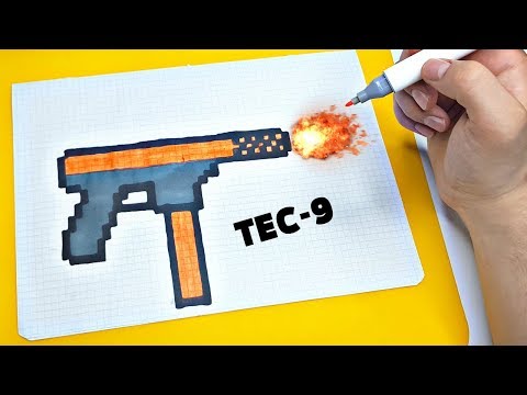 TEC-9 оружие из Блок Страйк 