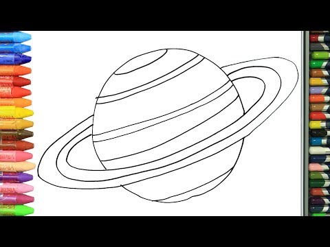 Как нарисовать Сатурн 