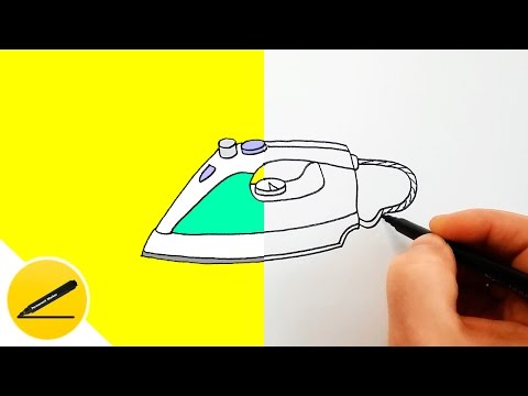 Как Нарисовать Утюг - Рисуем утюг своими руками - Бытовая Техника