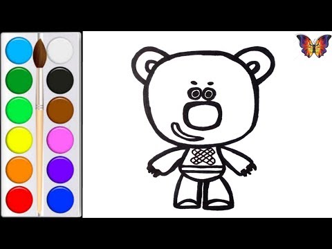 Как нарисовать МИМИМИШКИ КЕШУ / мультик раскраска МИМИМИШКИ КЕША  для детей / Раскраски малышам