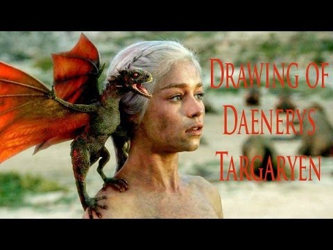 Рисуем Дейенерис Таргариен - Игра Престолов