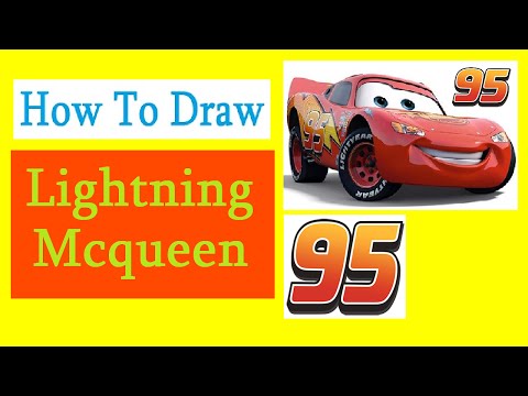 How to Draw a Lightning Mcqueen / Как нарисовать Молния МакКуина