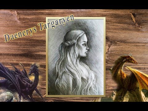 Рисуем Дейенерис Таргариен из Игры престолов