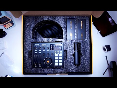 The Perfect Mic/Interface Bundle? Maonocaster Podcast Bundle Unboxing Review Test