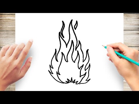 How to Draw Flames Step by Step for Kids