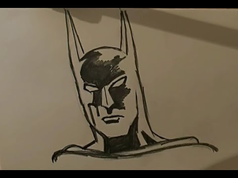 Рисуем, бэтмен, для детей, Paint draw, batman, for kids