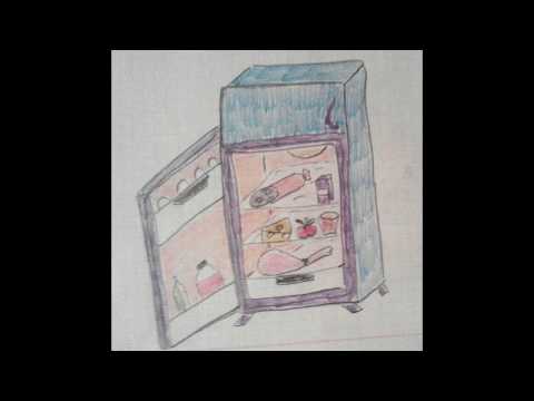 Рисуем холодильник - Draw fridge - 画冰箱 Как нарисовать милые рисунки