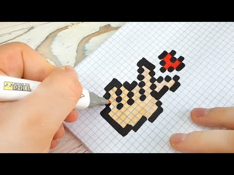 ЩЕЛЧОК ЛЮБВИ - РИСУНКИ ПО КЛЕТОЧКАМ ! PIXEL ART