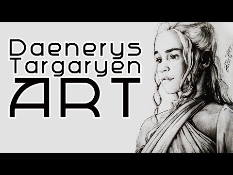 Daenerys Targaryen/Emilia Clarke ART. Portrait Drawing. Портрет карандашом
