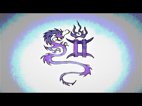 Как нарисовать Знак Зодиака Близнецы