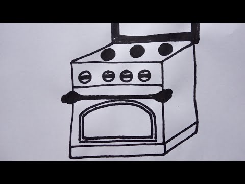 Рисуем плиту/Рисунки для детей/Como dibujar una losa Как нарисовать милые рисунки