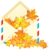 Осенние кленовые листья фон 
