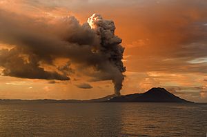 Tavurvur volcano edit