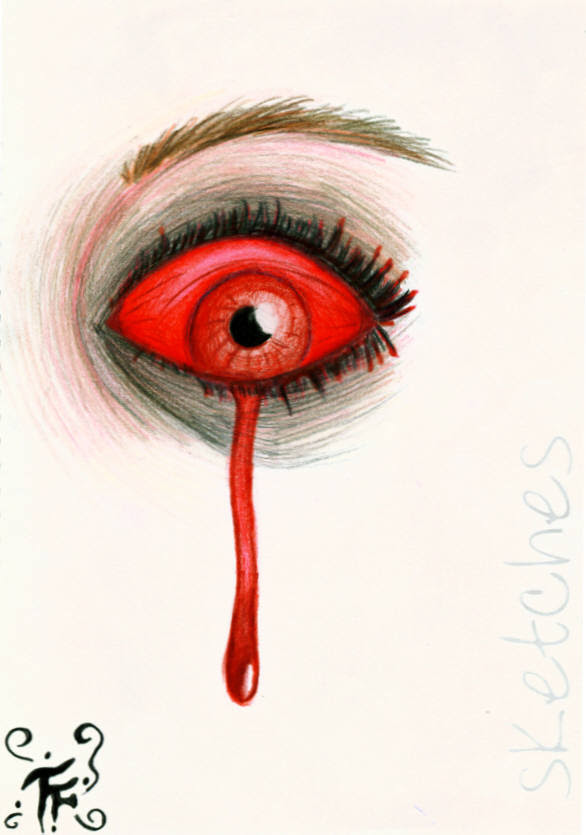 Картина нарисованная кровью