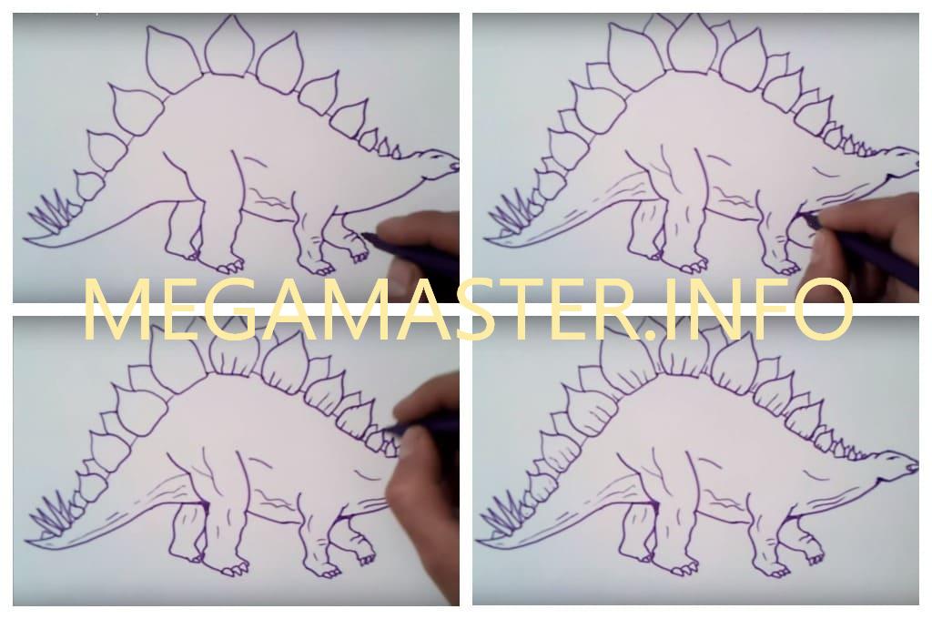 Стегозавр (Шаг 3)