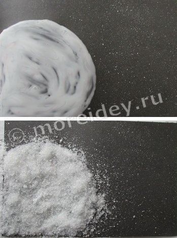 нетрадиционное рисование солью техника