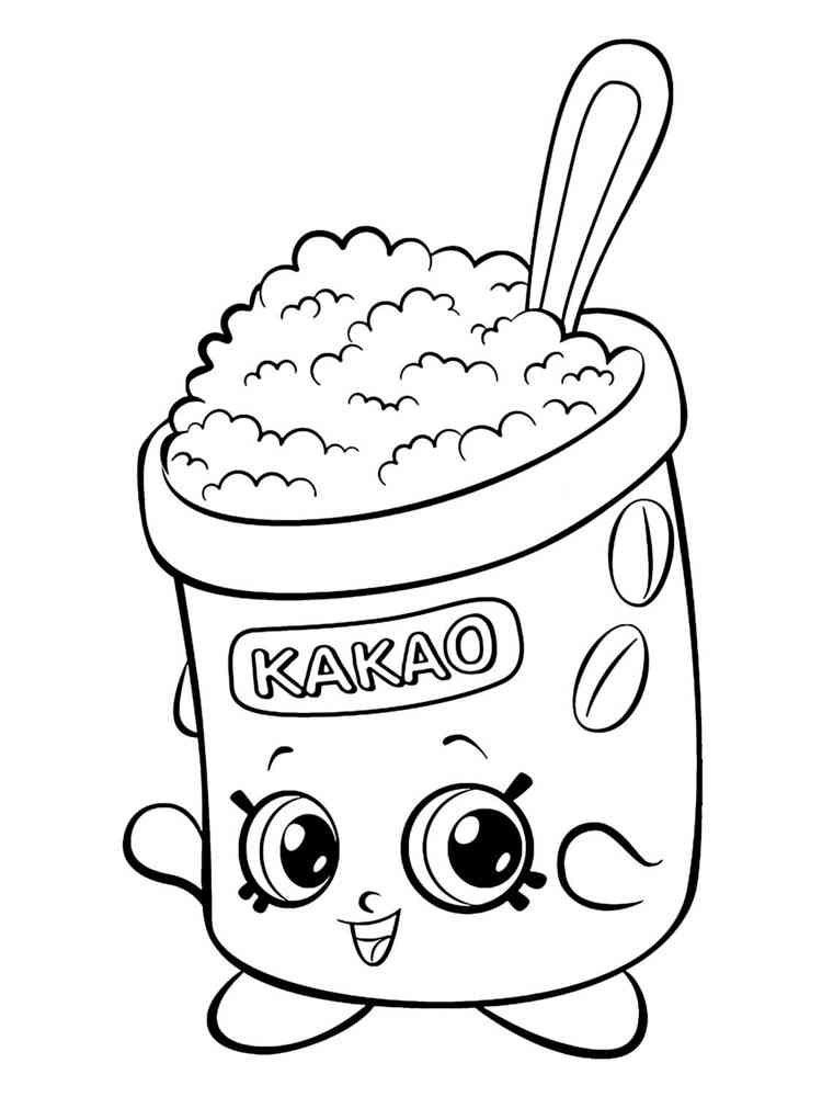 cute food coloring pages 19