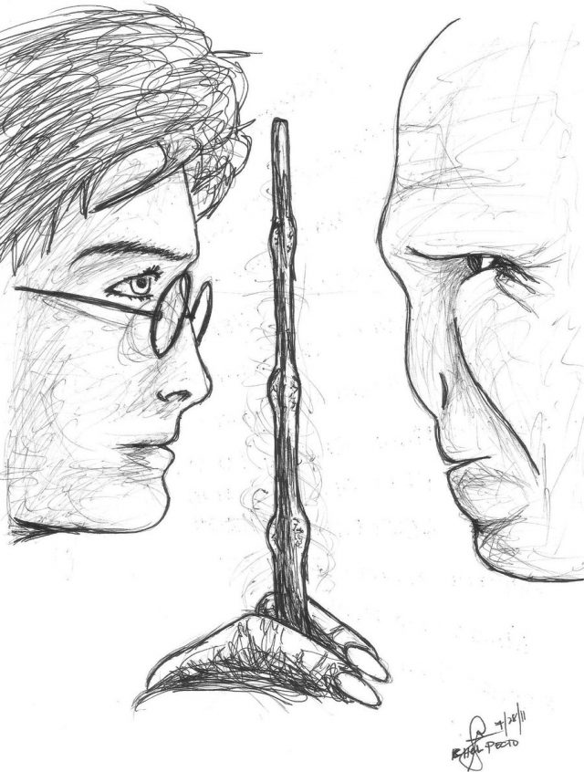 Pencil drawing harry potter Pencil drawing harry potter