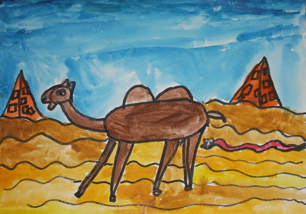 Пустыня картинка для детей на прозрачном фоне