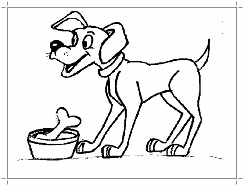 Контур собаки рисунки и картинки (2)