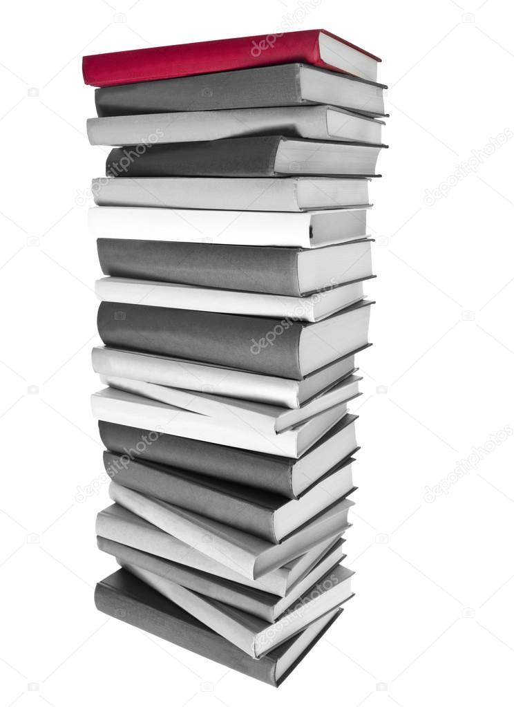 Cтопка книг черно белые картинки   подборка (1)