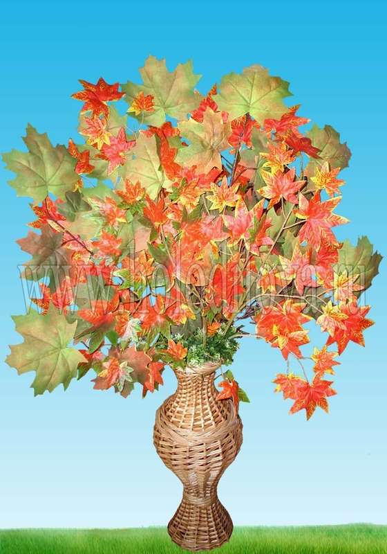 Как нарисовать вазу с осенними листьями поэтапно   подборка (3)