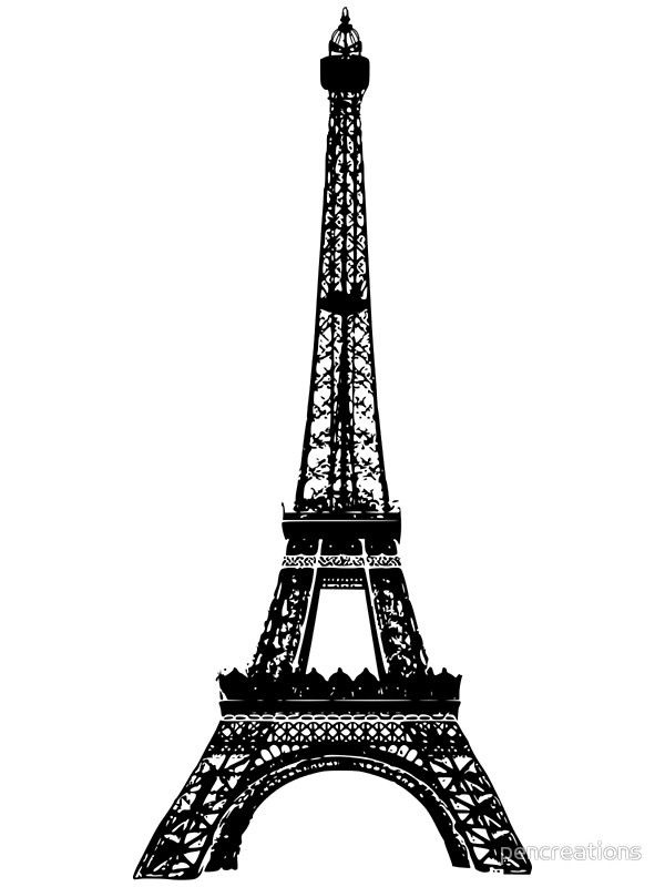 Красивые рисунки Эйфелевой башни для срисовки022